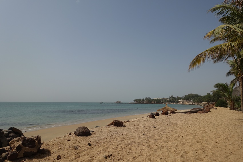 The beach in Saly.